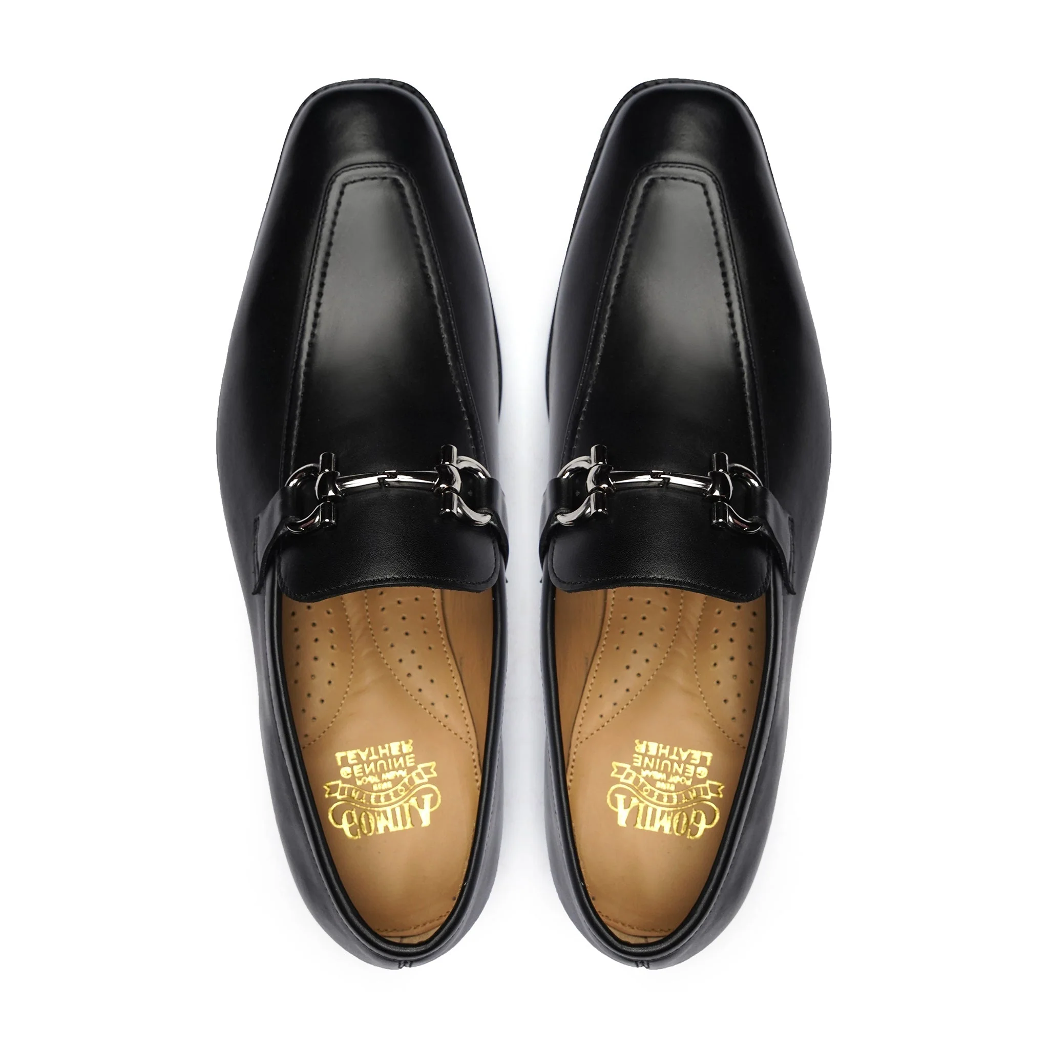 Louis - Men's Black Calf Leather Loafer - Image 3