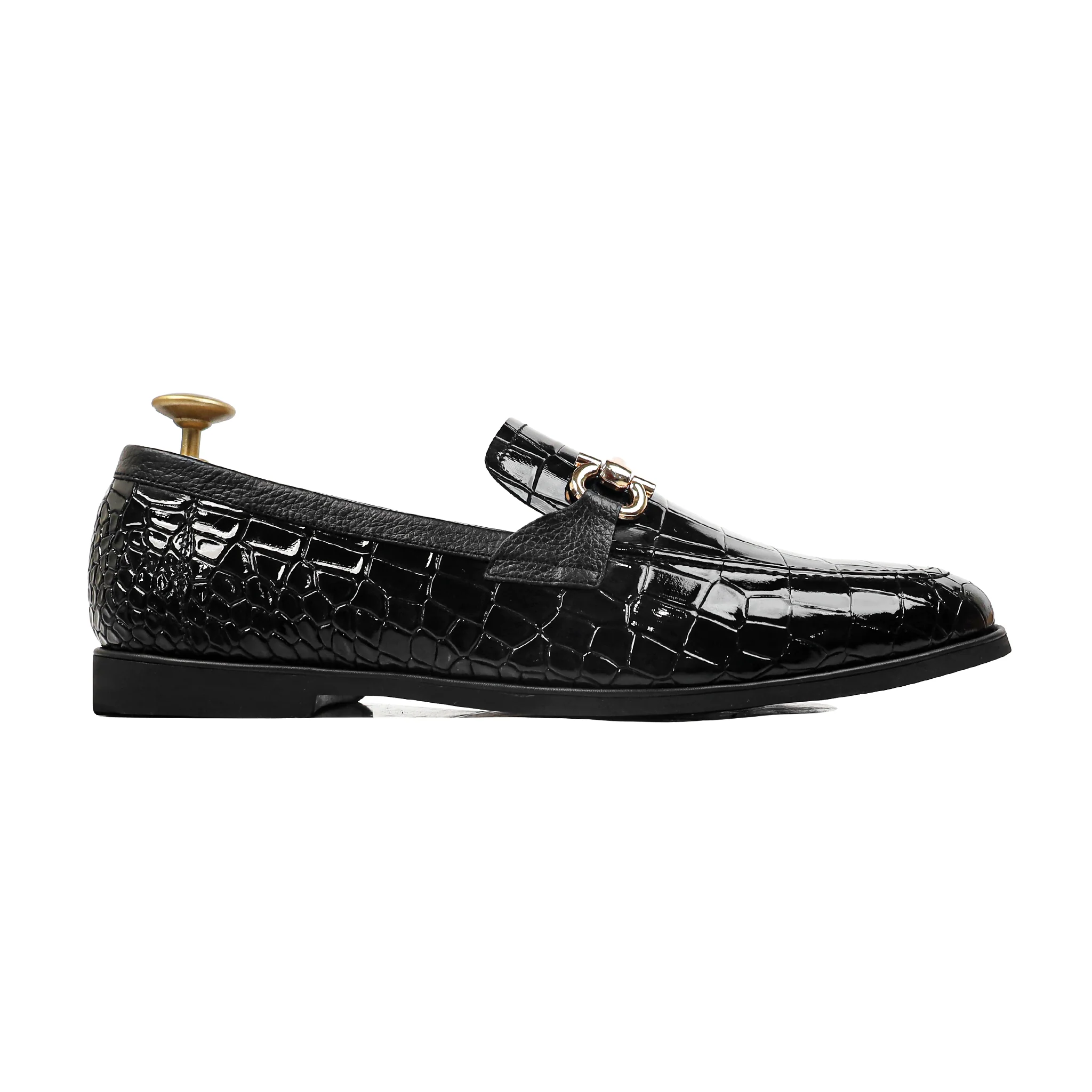 Alden - Men's Black Patent Leather Loafer - Image 2