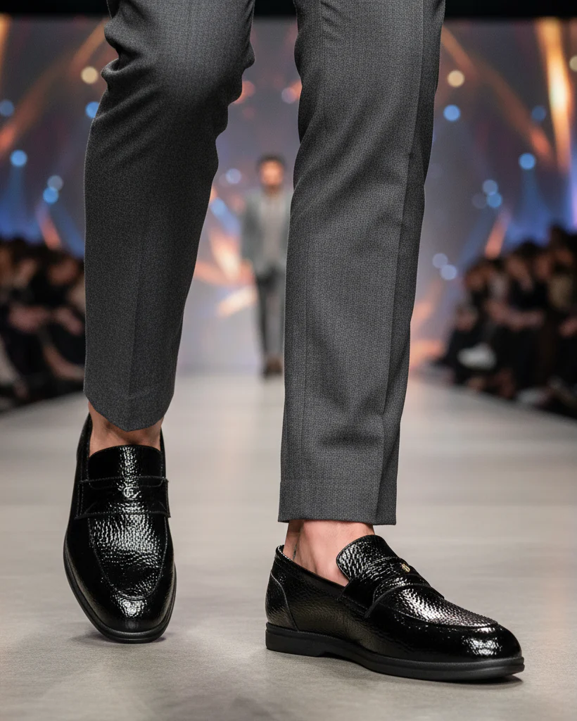 Mavix - Men's Black Patent Leather Loafer - Image 4