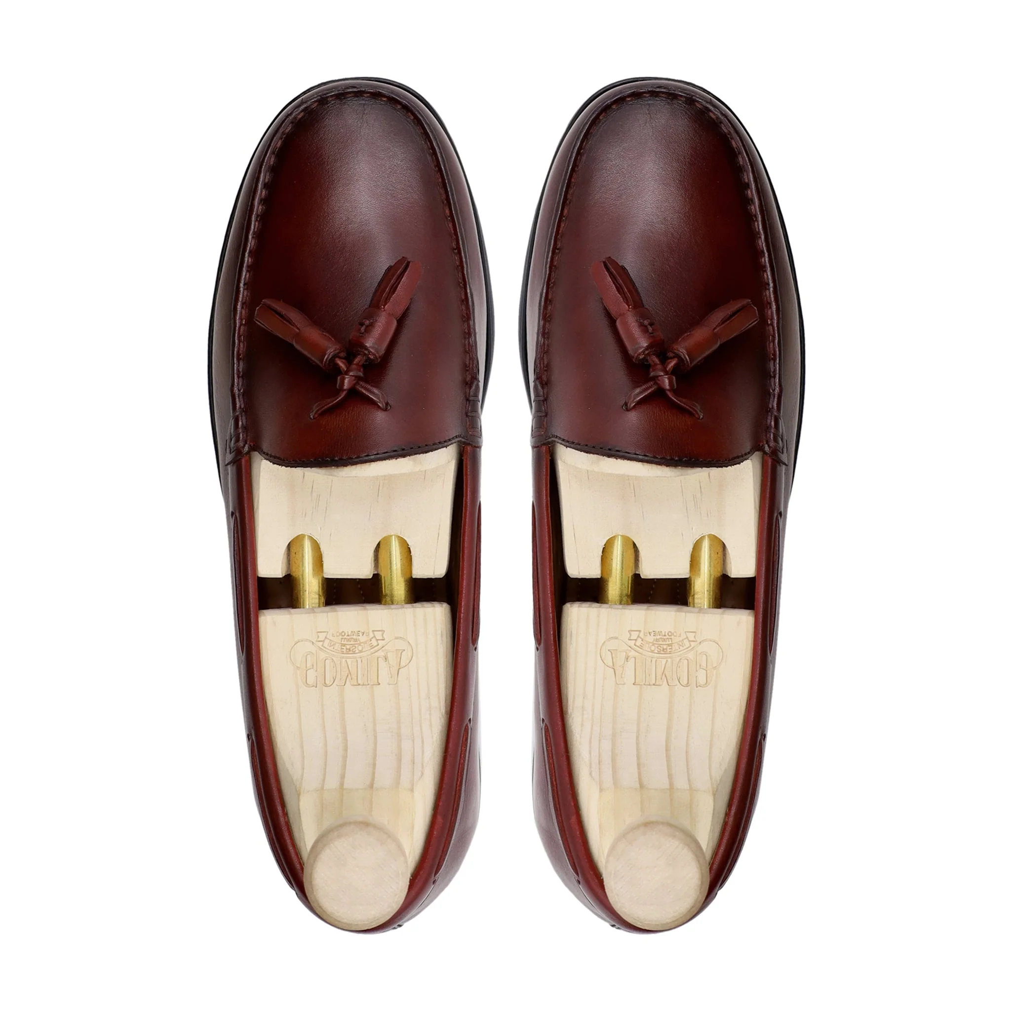 Mitchell - Men's Oxblood Calf Leather Loafer - Image 3