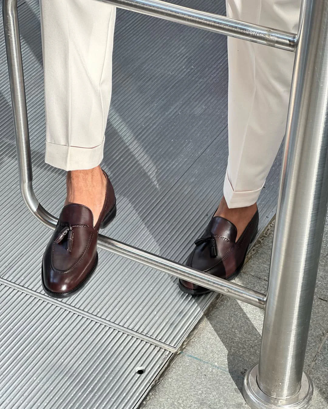 Moscow - Men's Dark Brown Calf Leather Loafer - Image 5