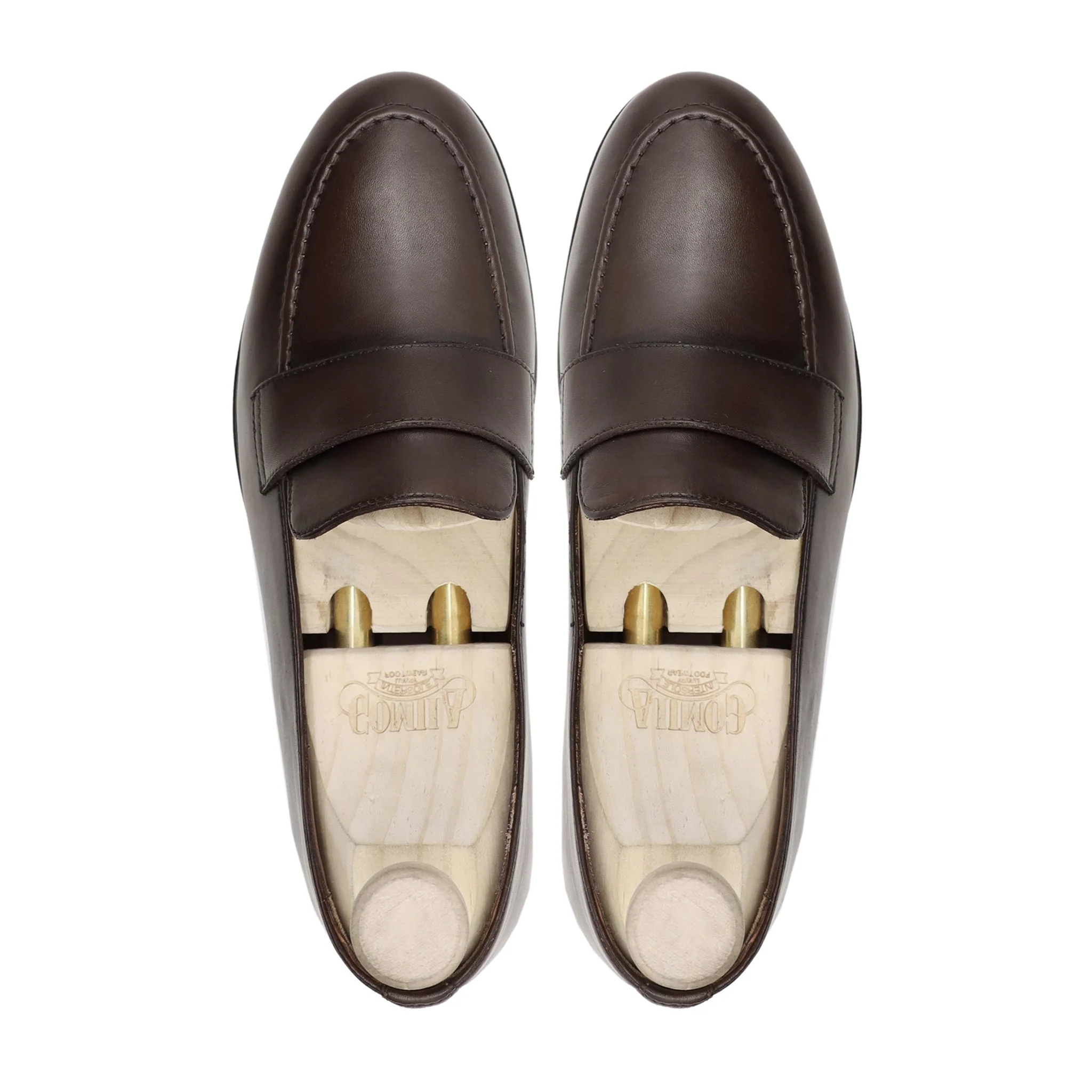 Muse - Men's Dark Brown Calf Leather Loafer - Image 3