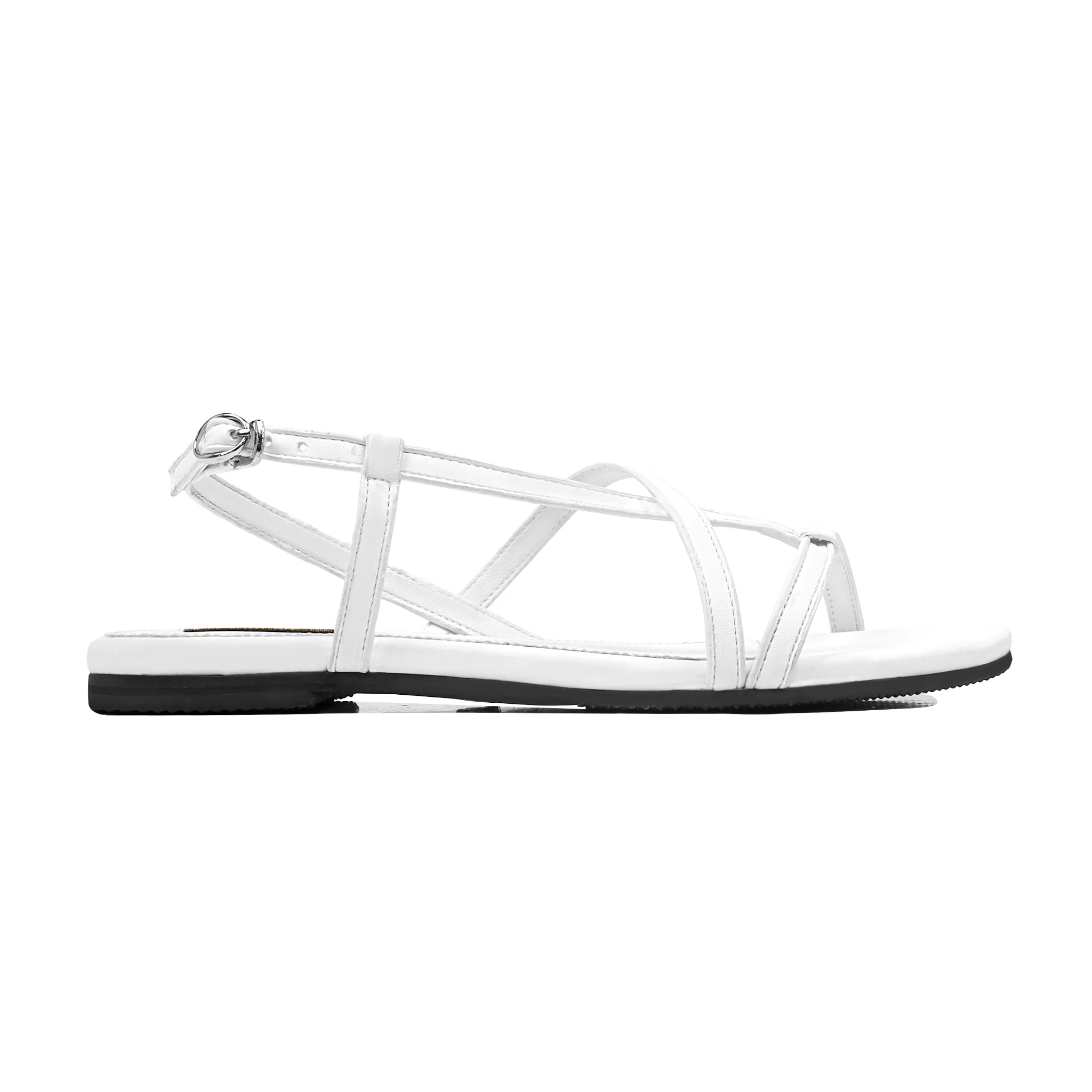 Noxie - Women's White Strapped Sandal - Image 2