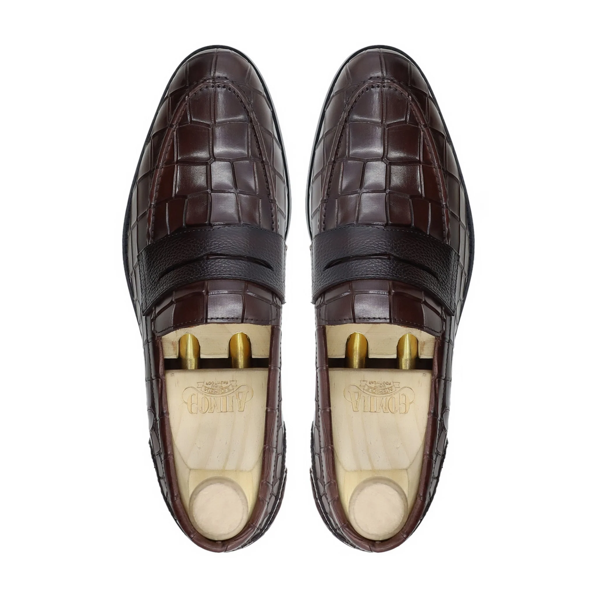 Oregano - Men's Dark Brown Calf Leather Loafer - Image 3