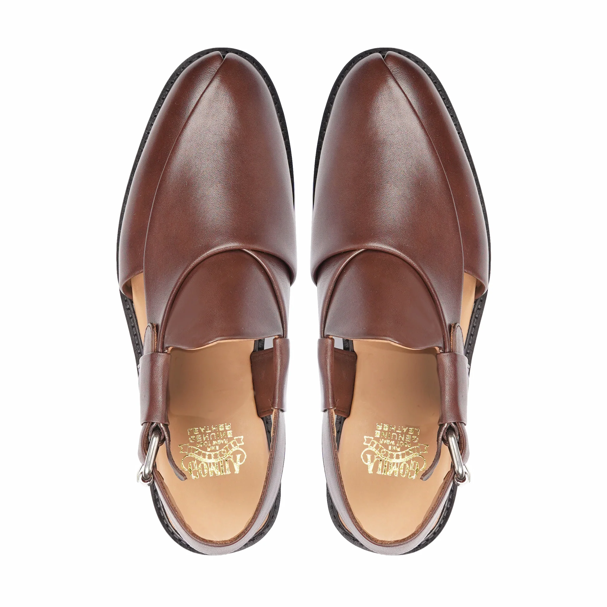 Yukino - Men's Brown Calf Leather Sandal - Image 3