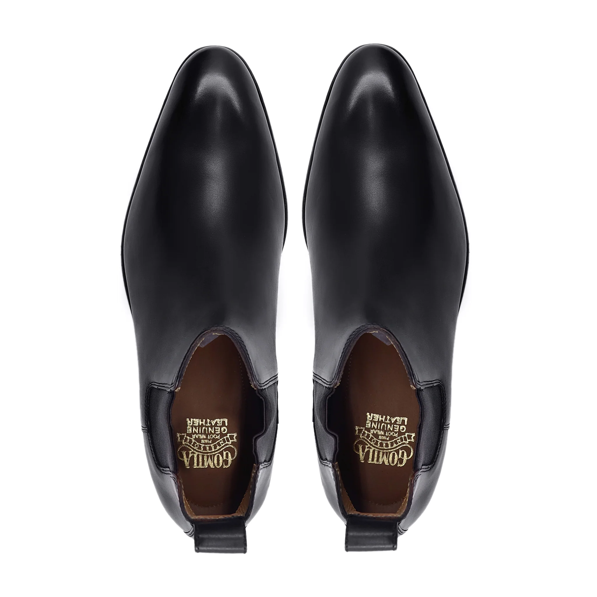 Pluto - Men's Black Calf Lether Chelsea Boot - Image 3