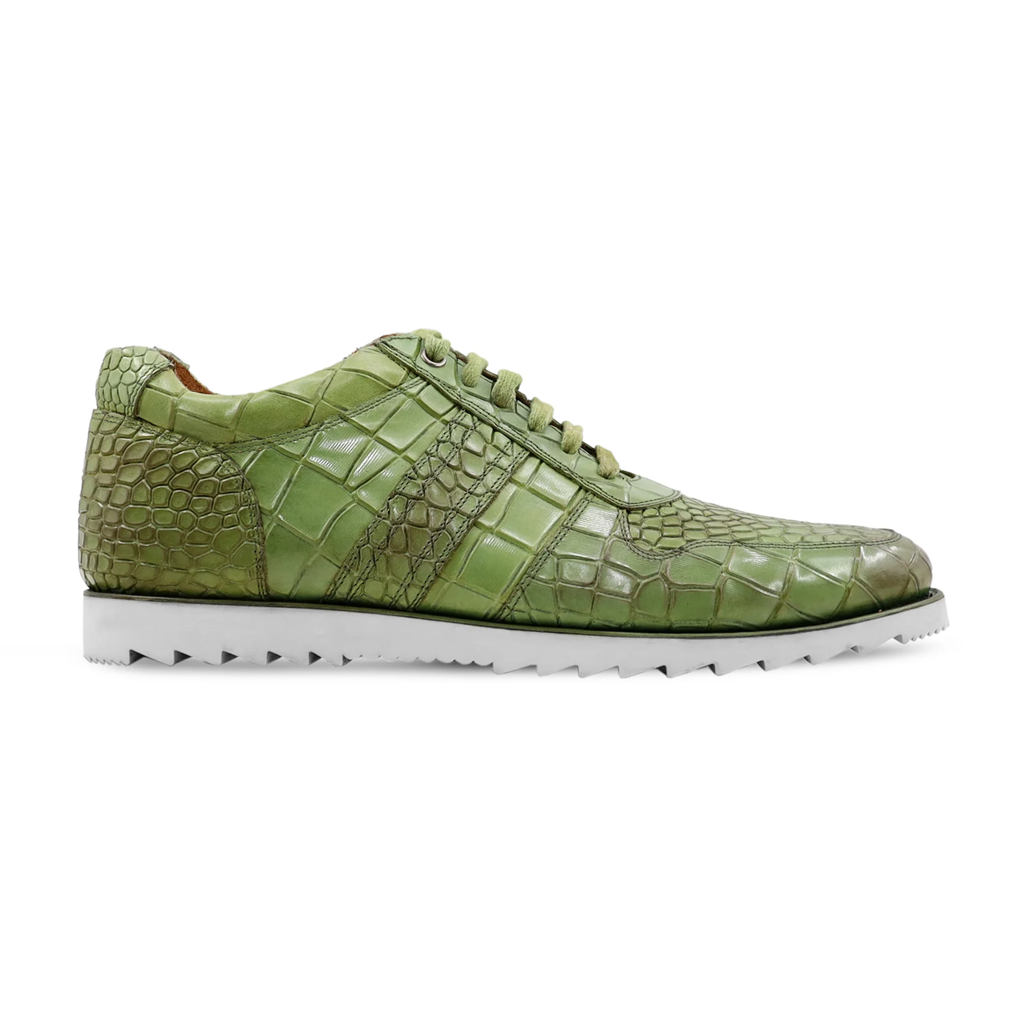 Rattenberg - Men's Green Calf Leather Jogger - Image 2