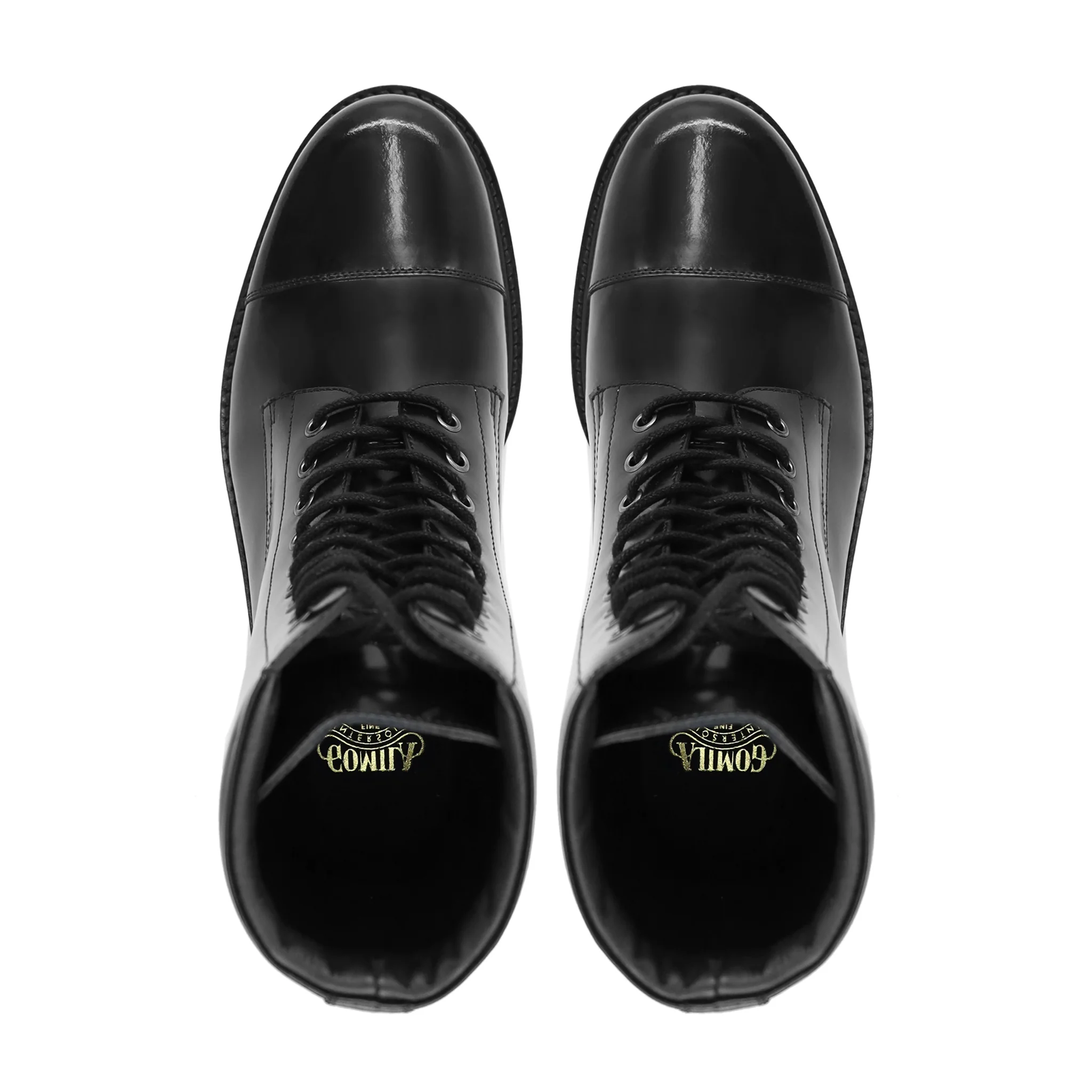 Reut - Men's Black Box Leather High Shine Boot - Image 3