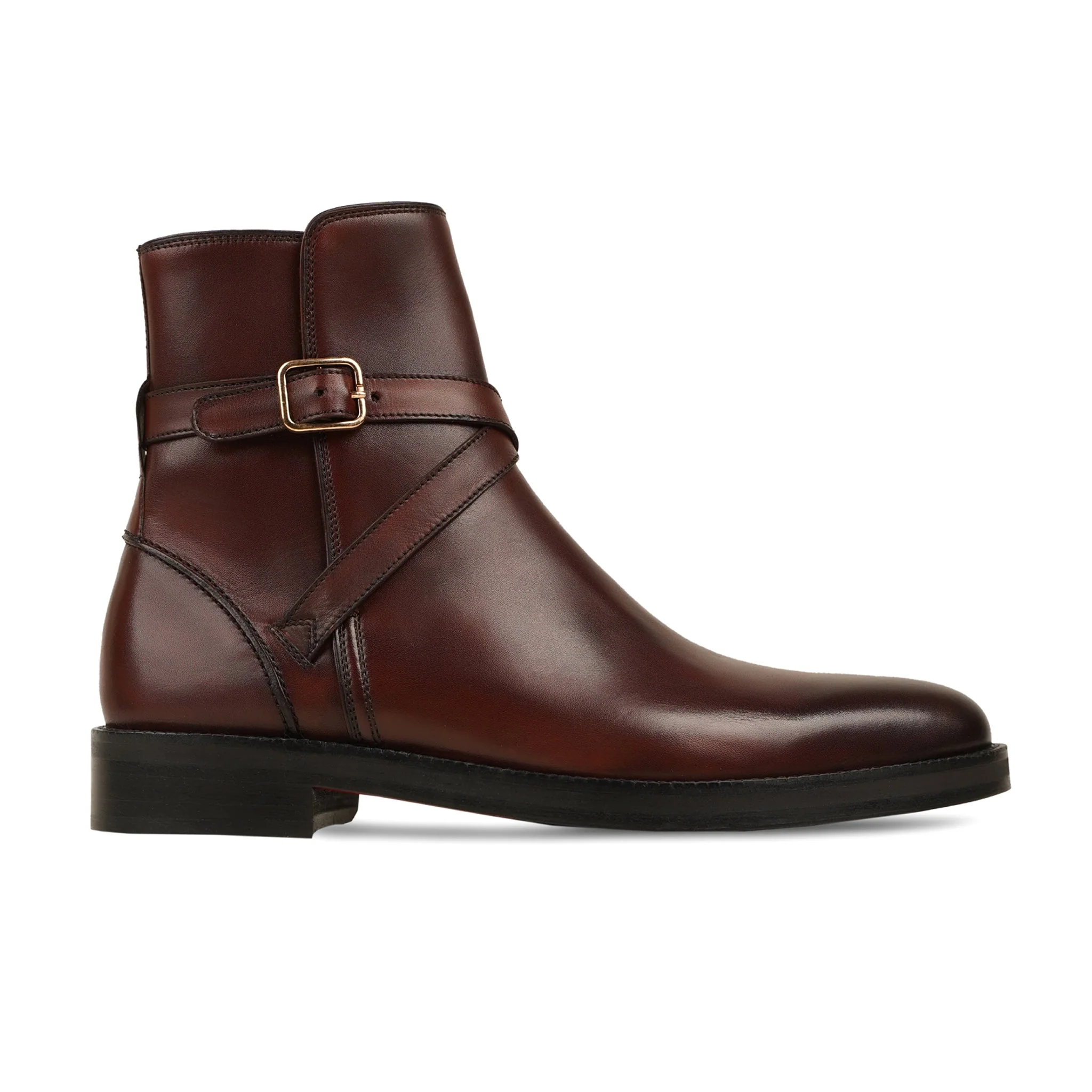 Rumel - Men's Oxblood Patina Calf Leather Jodhpur Boot - Image 2