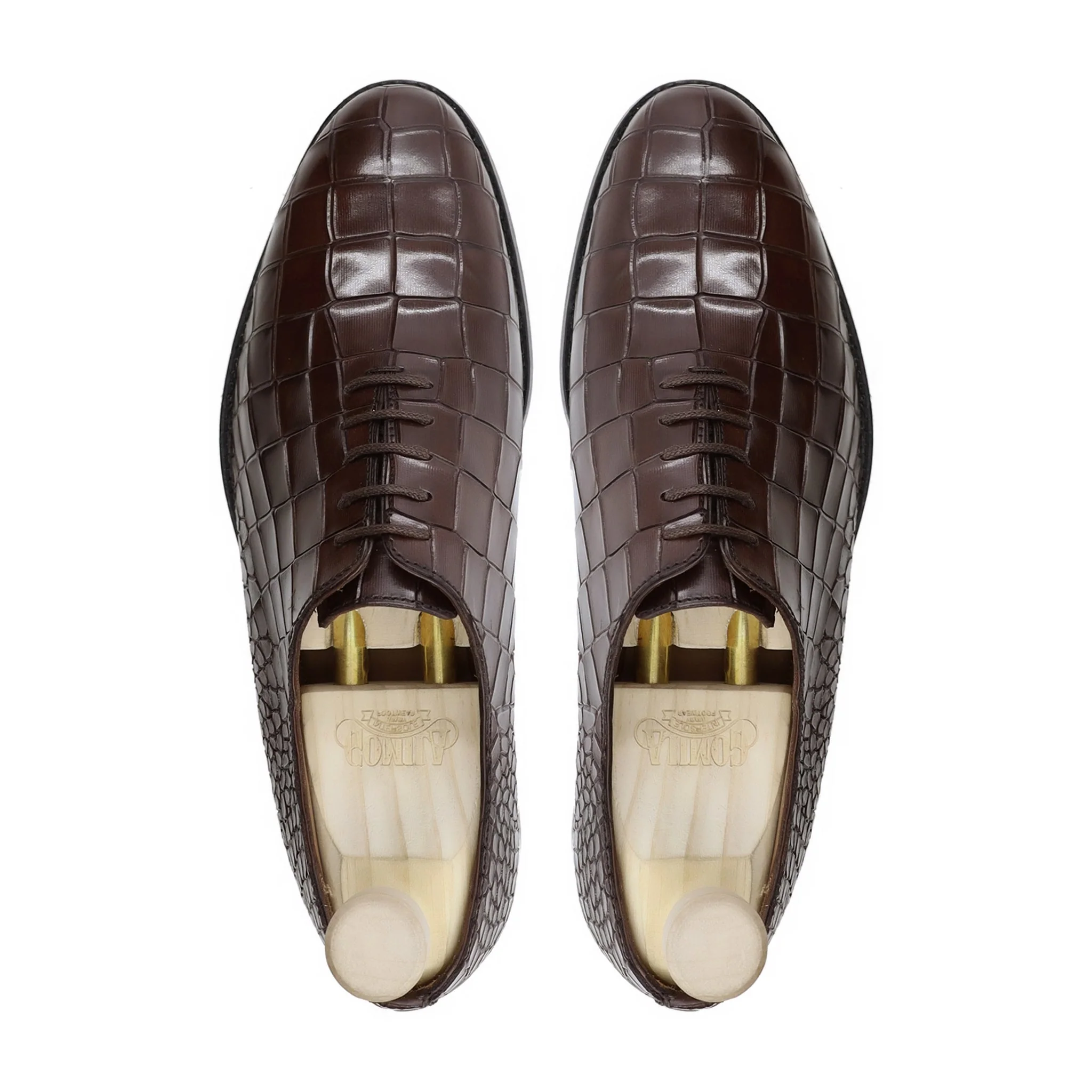 Swat - Men's Dark Brown Calf Leather Wholecut Shoe - Image 3