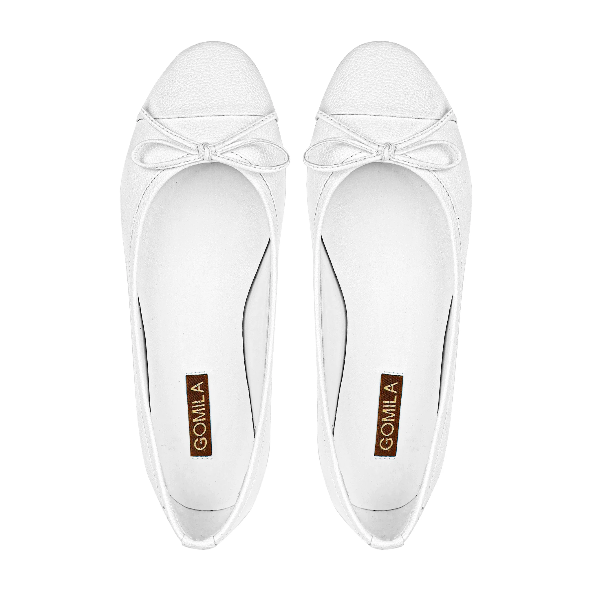 Serelina - Ladies White Loafer - Image 3