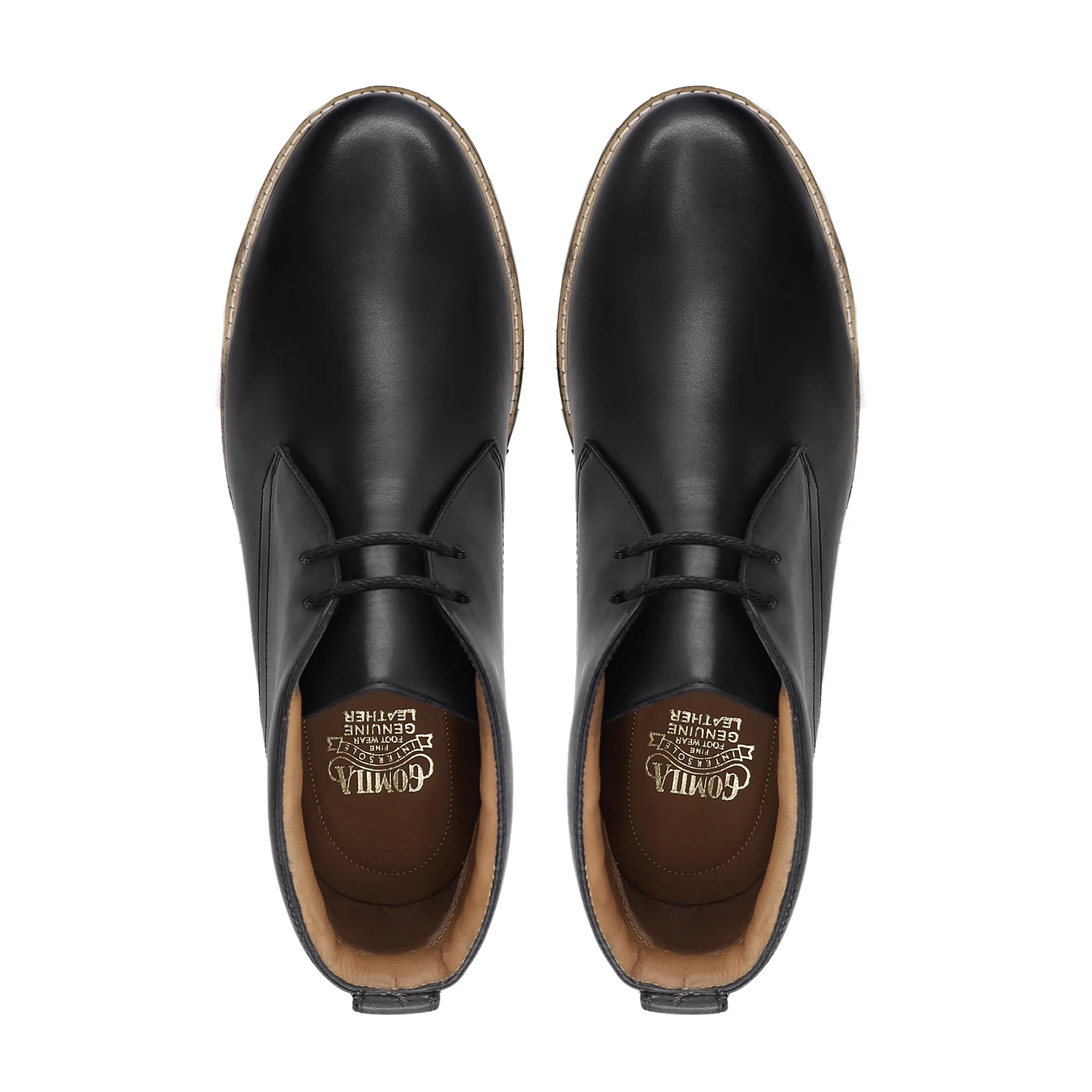 Serissa - Men's Black Calf Leather Chukka Boot - Image 3