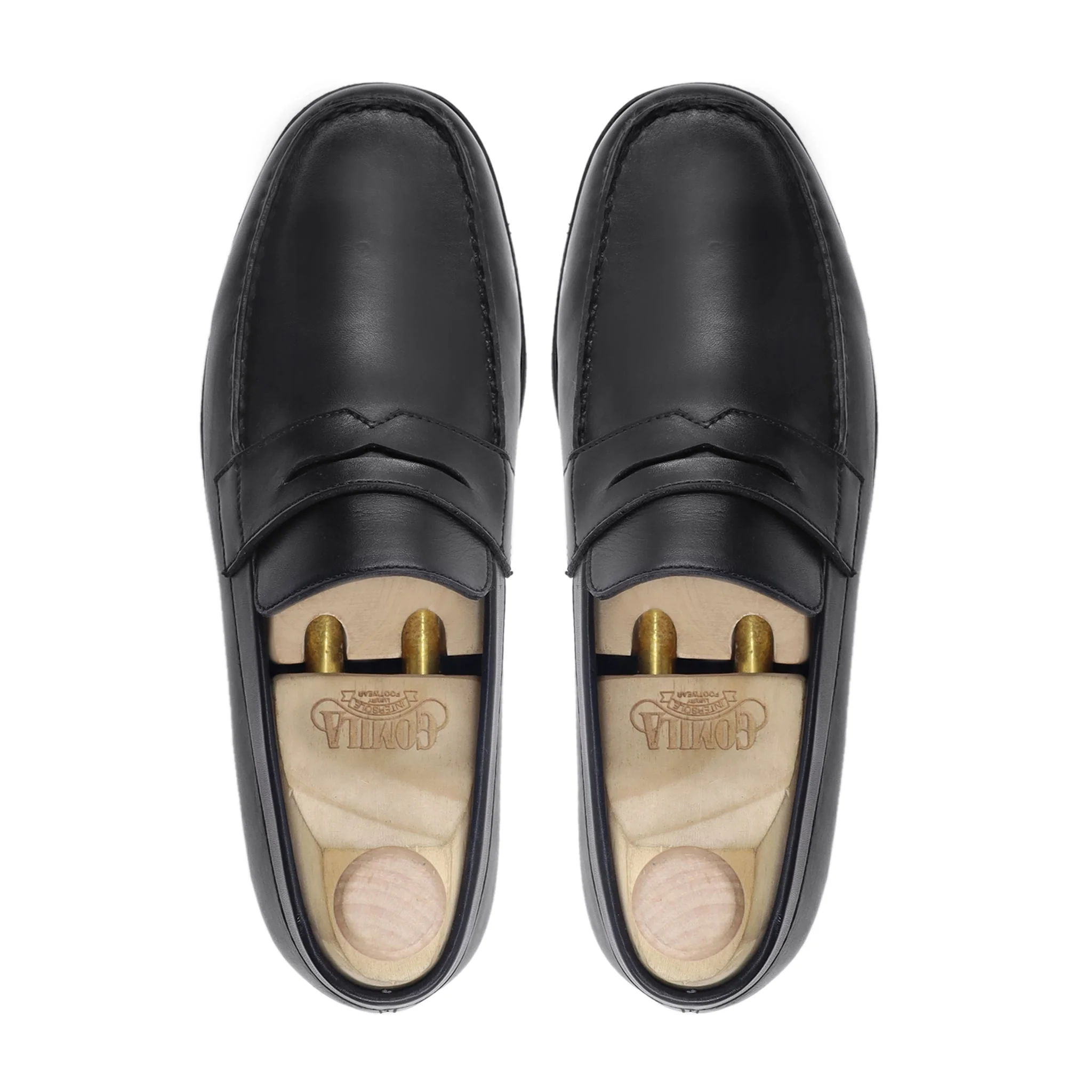 Shaggy - Men's Black Calf Leather Loafer - Image 3