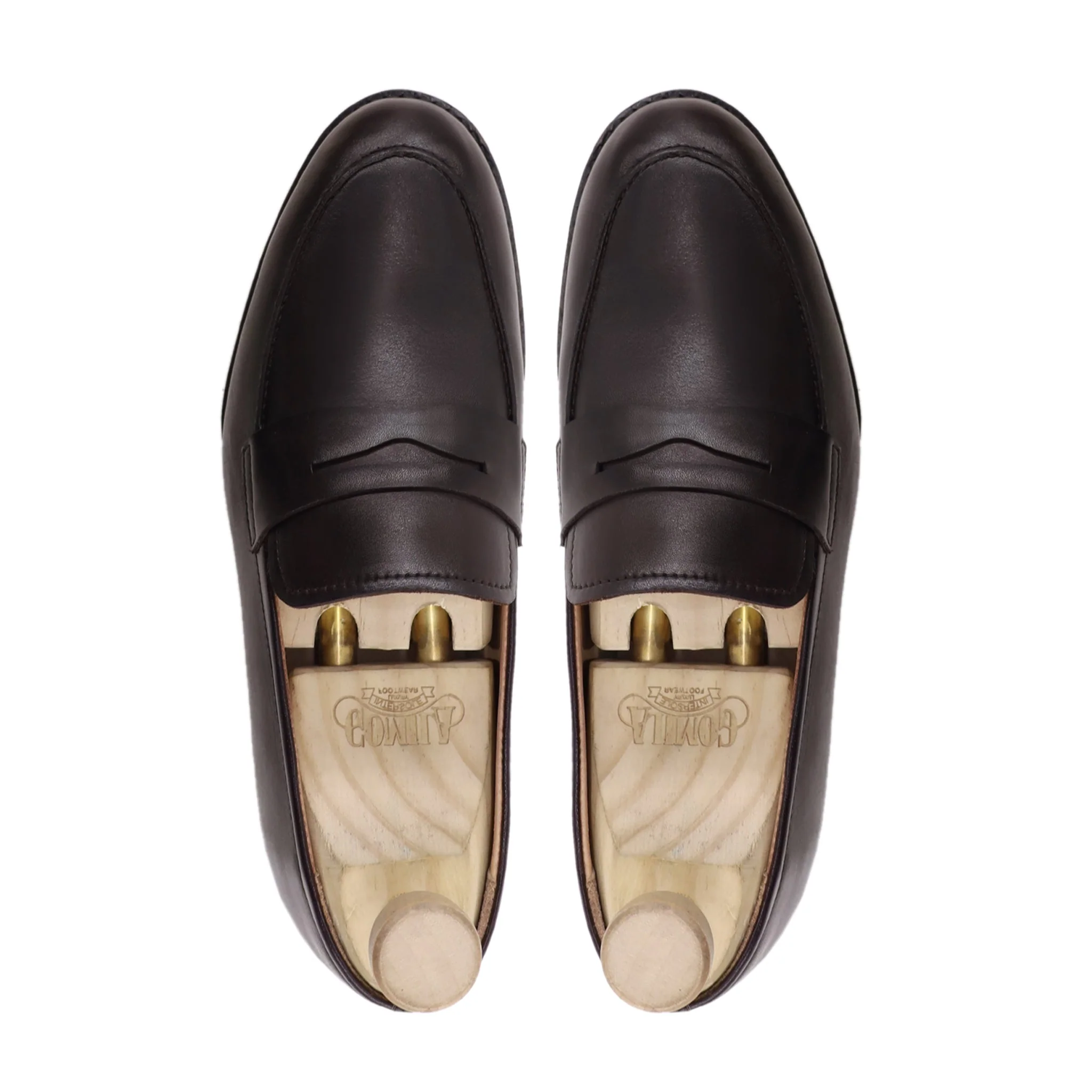 Shinobu - Men's Dark Brown Calf Leather Loafer - Image 3