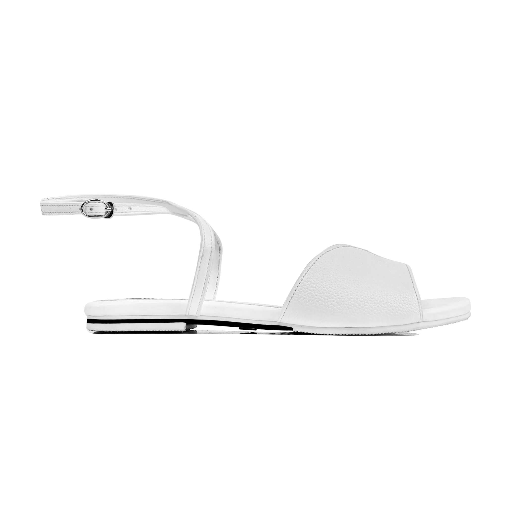Sia - Women's White Strapped Sandal - Image 2