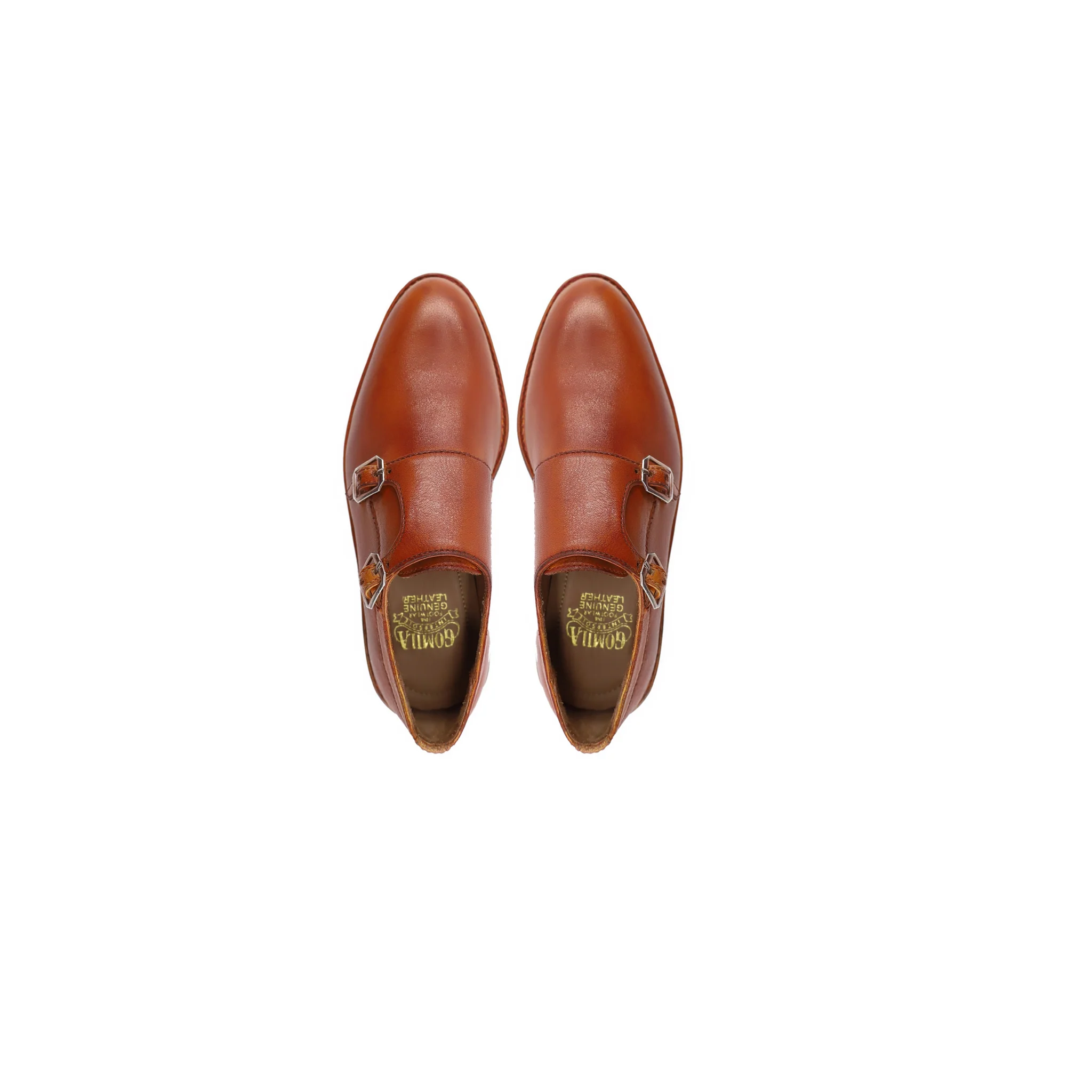 Slinky - Kid's Tan Calf Leather Double Monkstrap (5-12 Years Old) - Image 3