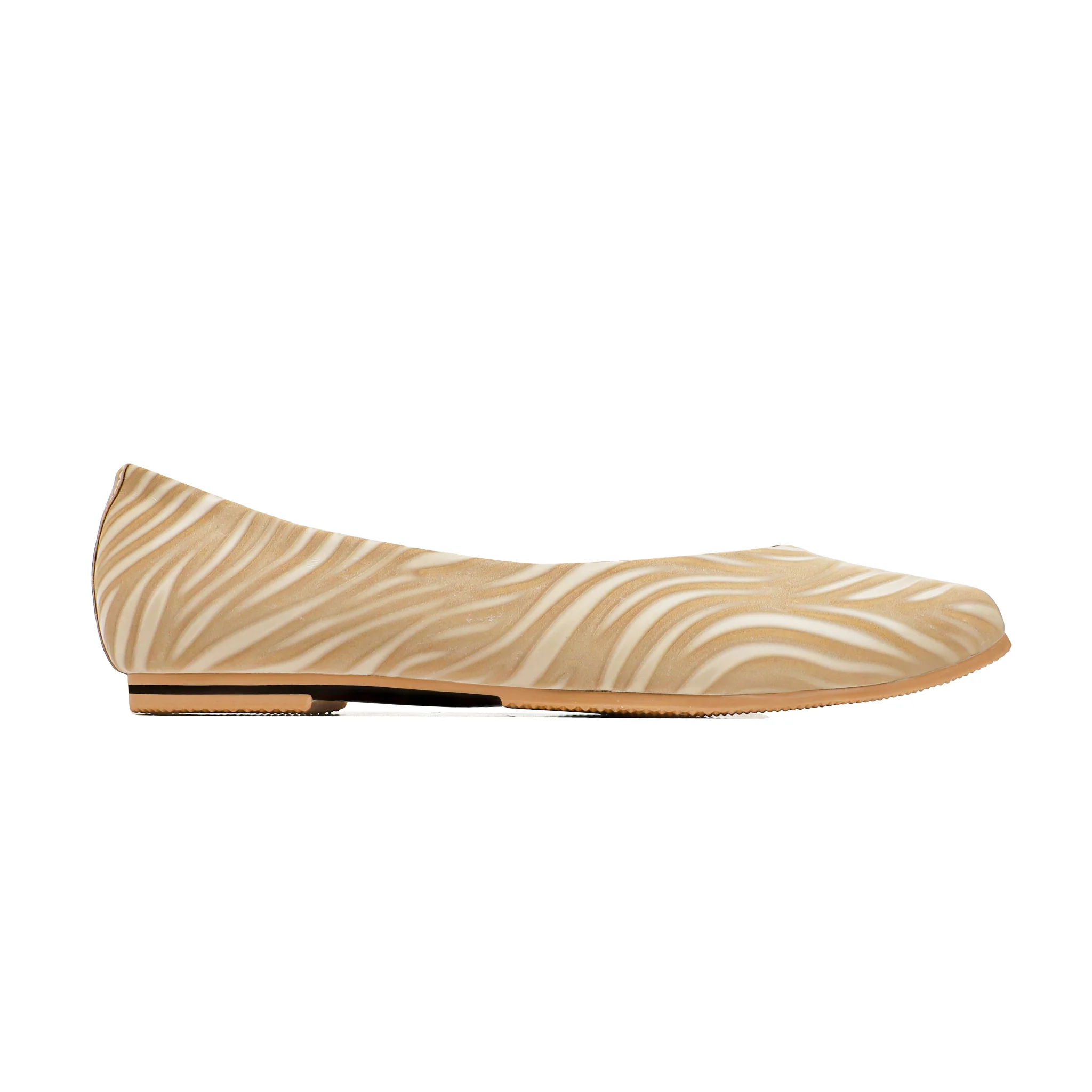 Sophie - Ladies Beige Loafer - Image 2