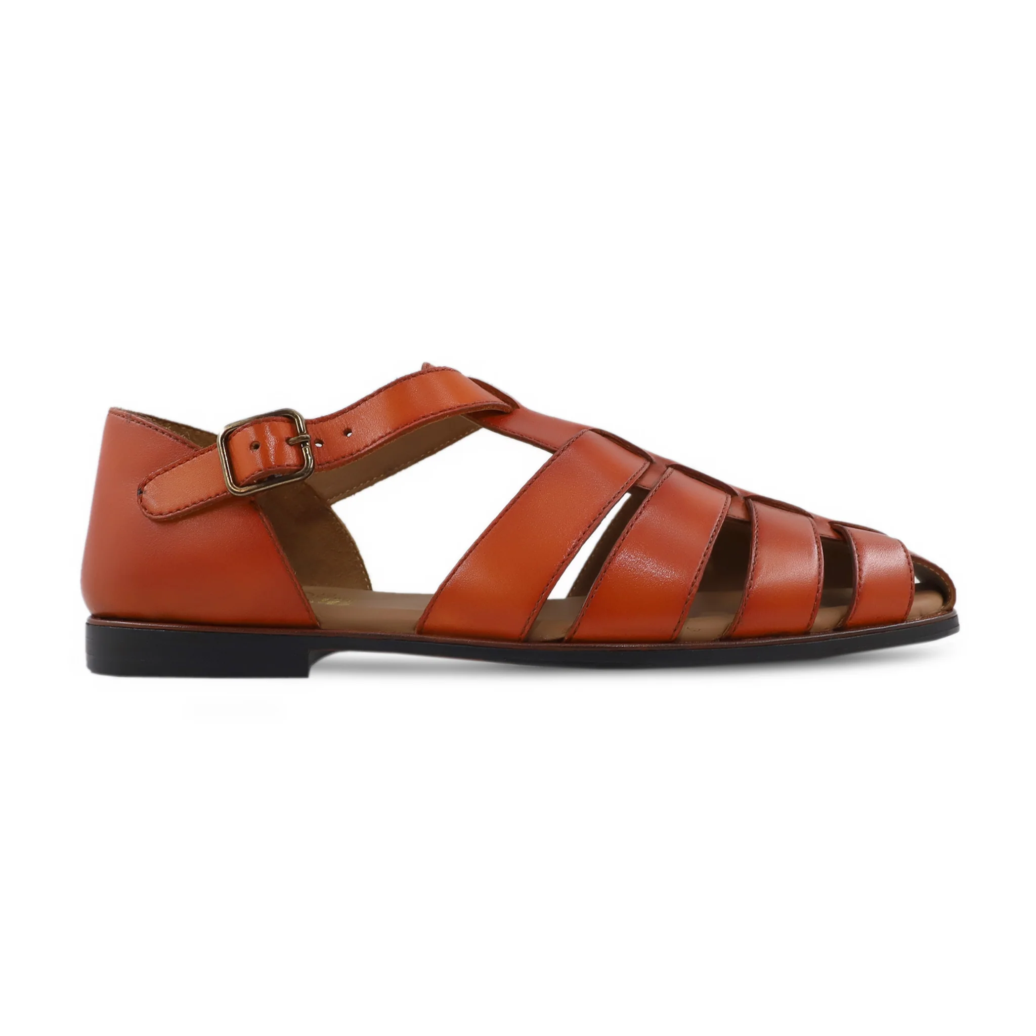 Takuya - Men's Tan Calf Leather Sandal - Image 2