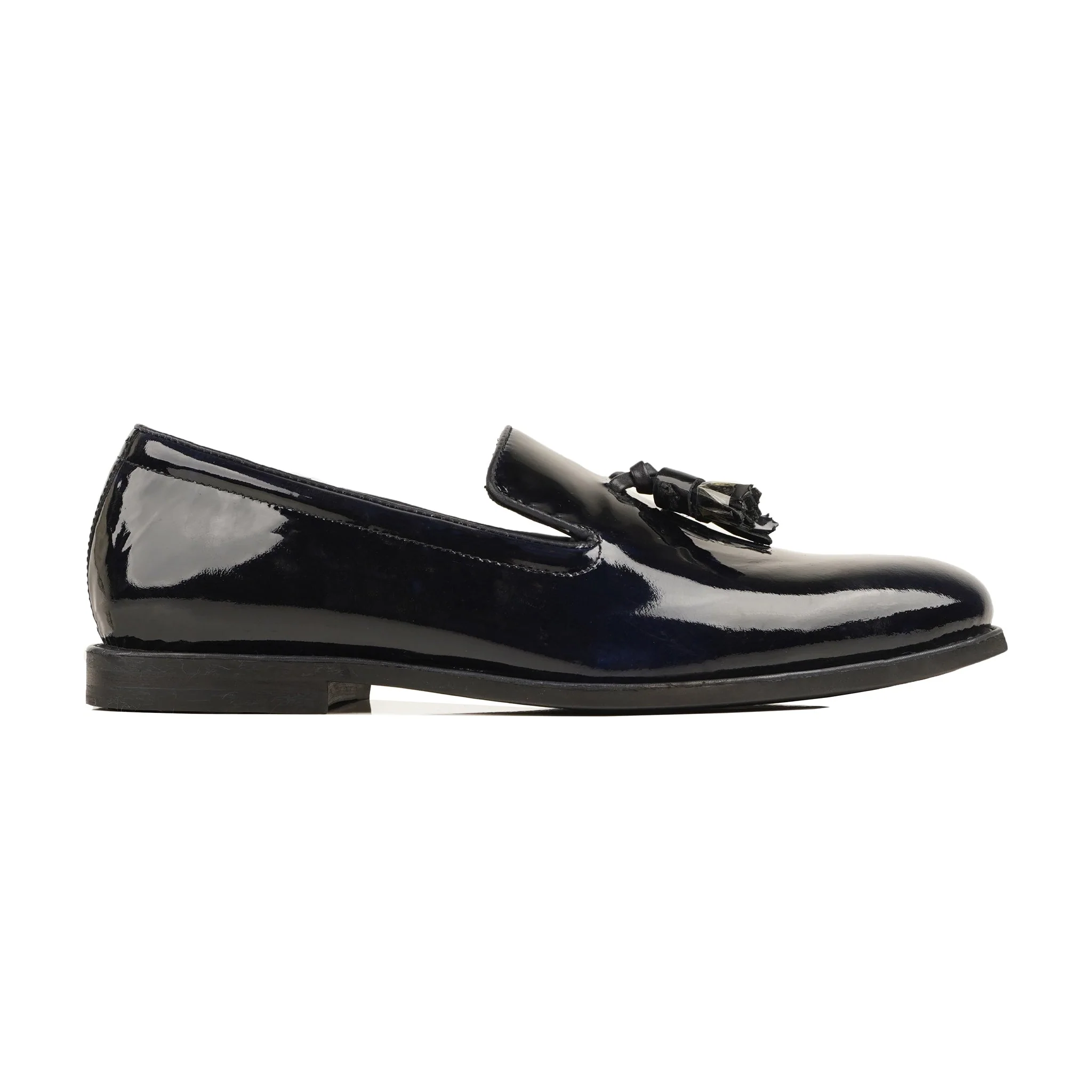 Merano - Men's Black Patent Leather Loafer - Image 2