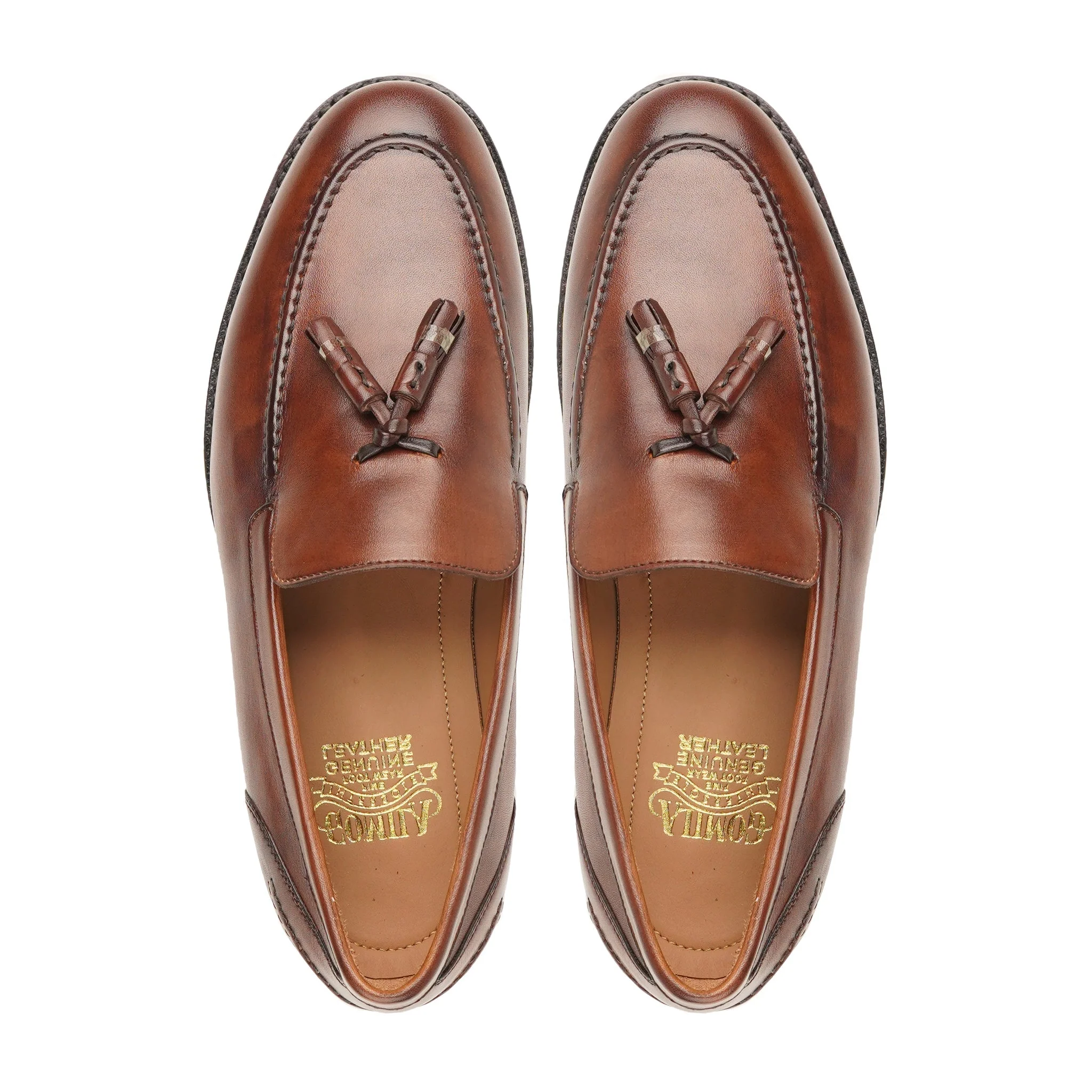 Trani - Men's Brown Calf Leather Loafer - Image 3