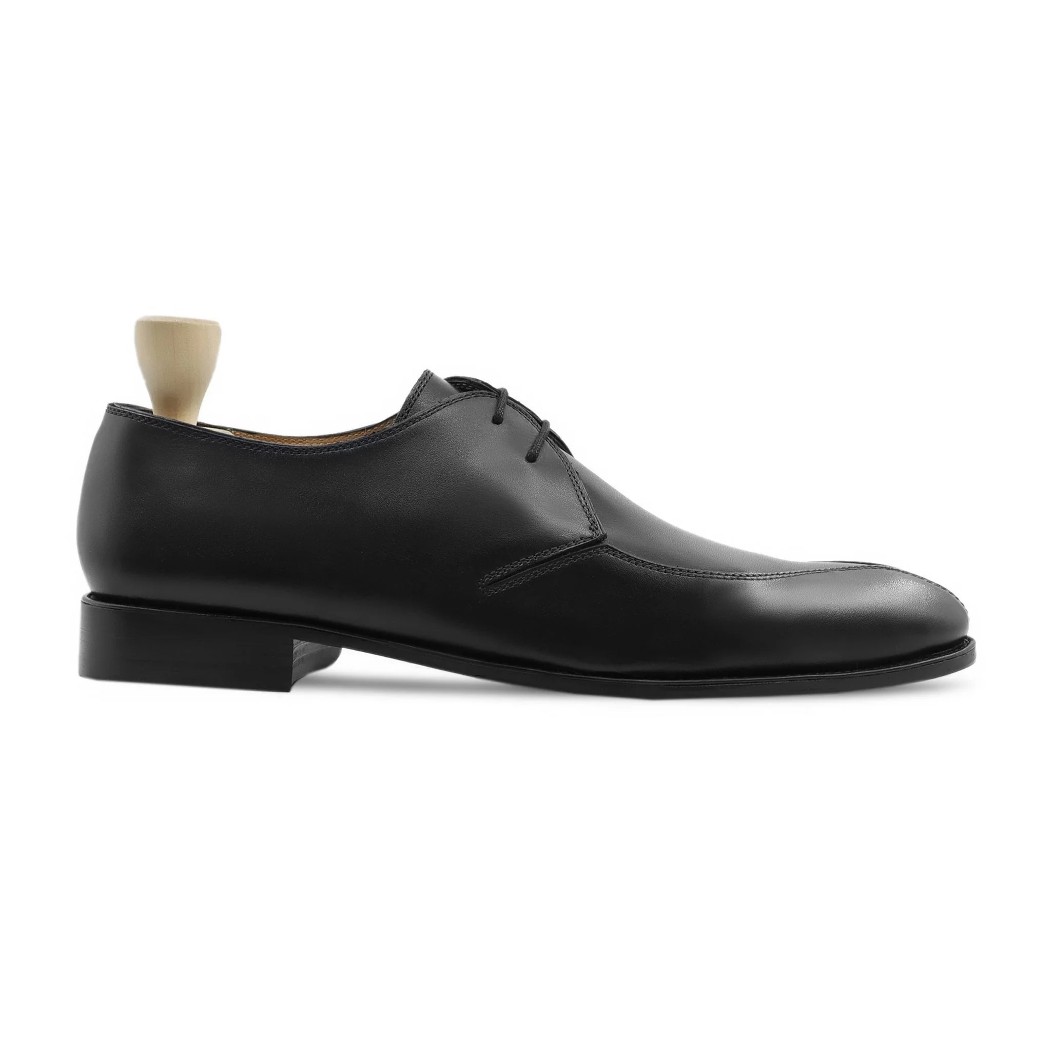 Vanak - Men's Black Calf Leather Derby Shoe - Image 2