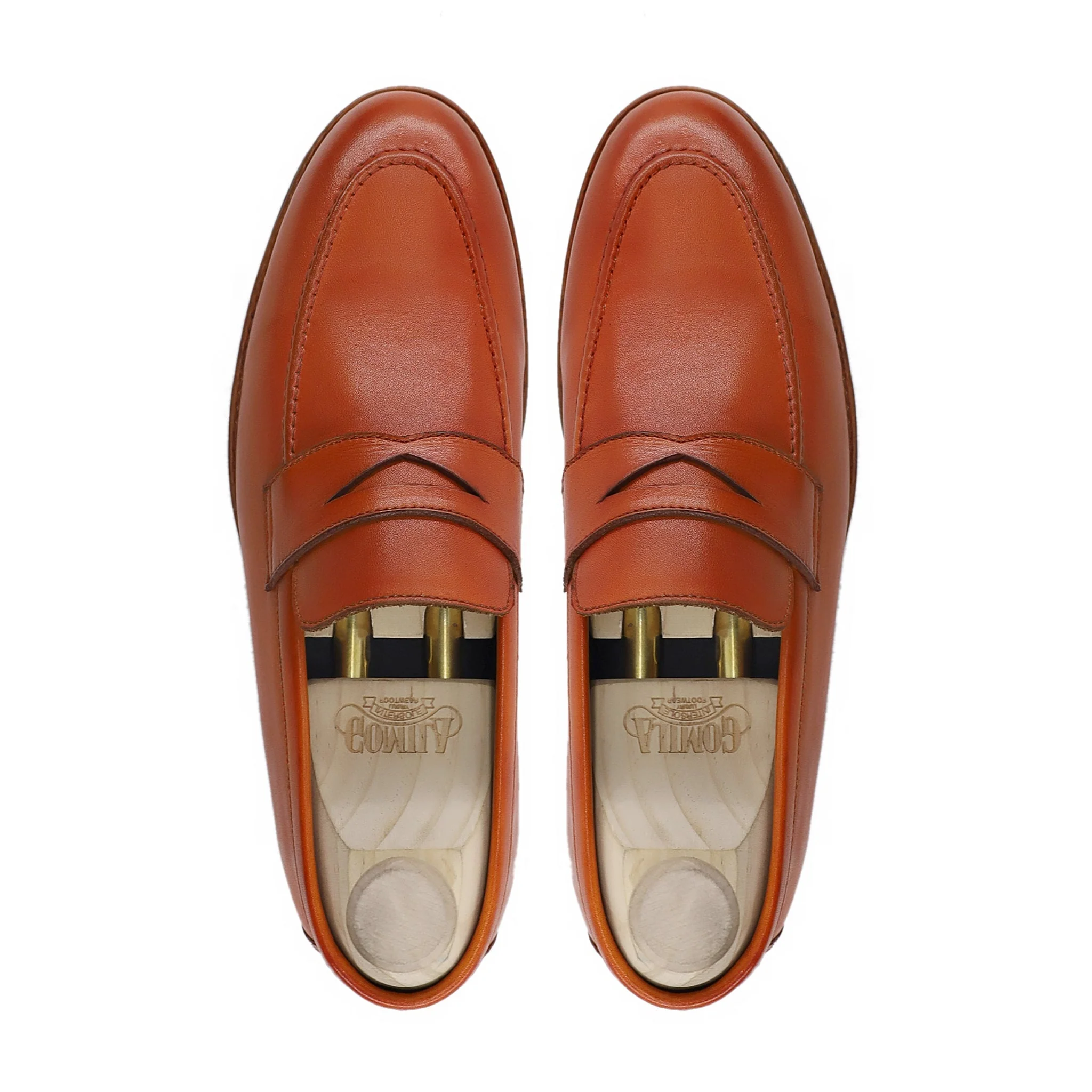 Youman - Men's Tan Calf Leather Loafer - Image 3